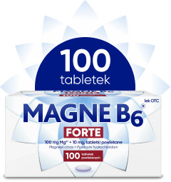 Magne B6 Forte w dużym opakowaniu 100 tabletek do kupienia w aptece Melissa