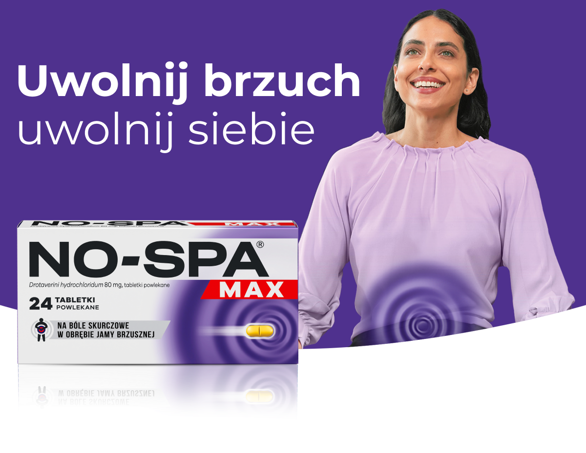 W aptece Melissa jest dostępny bez recepty lek rozkurczowy No-Spa Max