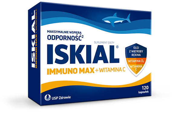 Iskial Immuno Max + witamina C Packshot