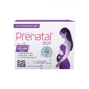 Prenatal Duo, 30 kapsułek Classic + 60 kapsułek DHA