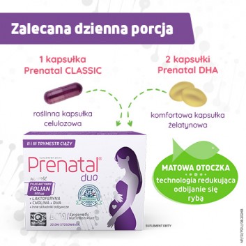 Prenatal Duo, 30 kapsułek Classic + 60 kapsułek DHA - obrazek 6