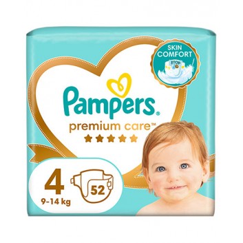 Pampers Pieluchy Premium Care rozmiar 4, 52 sztuki pieluszek