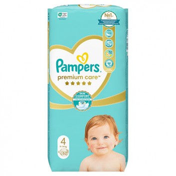 Pampers Pieluchy Premium Care rozmiar 4, 52 sztuki pieluszek - obrazek 5