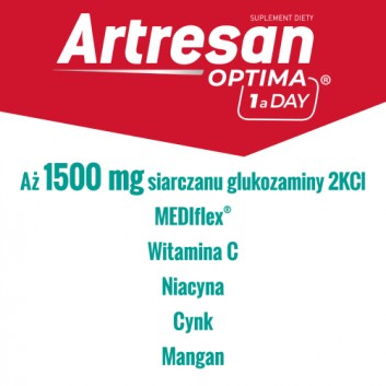 Artresan Optima 1 a Day, 30 tabletek - obrazek 5