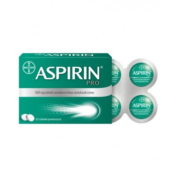 ASPIRIN PRO, 20 tabletek