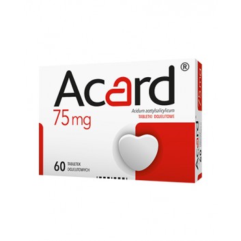 ACARD 75 mg, na układ krążenia, 60 tabletek