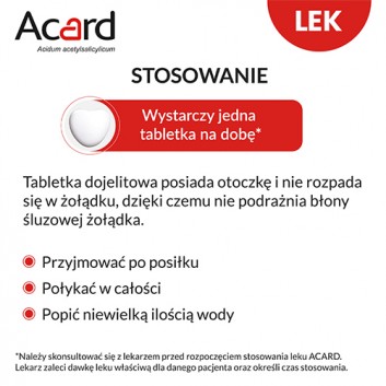 ACARD 75 mg, na układ krążenia, 60 tabletek - obrazek 5