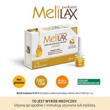 MELILAX PEDIATRIC Mikrowlewka z promelaxin dla dzieci i niemowląt - 6 szt. - obrazek 5