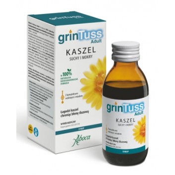 GRINTUSS ADULT Syrop na kaszel suchy i mokry - 210 g