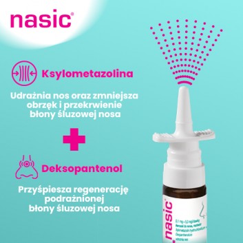 NASIC 0,1mg + 5mg / dawkę Aerozol do nosa, 10 ml - obrazek 5