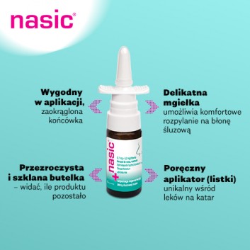 NASIC 0,1mg + 5mg / dawkę Aerozol do nosa, 10 ml - obrazek 6