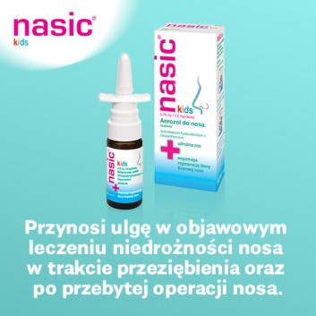 NASIC KIDS 0,05 mg + 5 mg / dawkę, Aerozol do nosa, 10 ml - obrazek 3