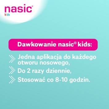 NASIC KIDS 0,05 mg + 5 mg / dawkę, Aerozol do nosa, 10 ml - obrazek 4