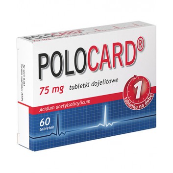 Polocard 75 mg 60 tabletek