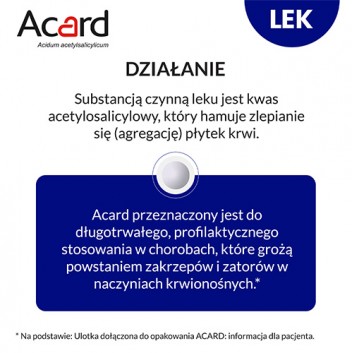 ACARD 150 mg, 60 tabletek - obrazek 2