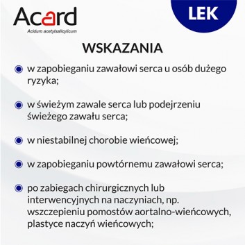 ACARD 150 mg, 60 tabletek - obrazek 3