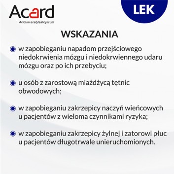 ACARD 150 mg, 60 tabletek - obrazek 4