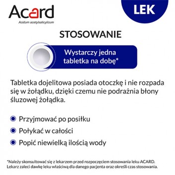 ACARD 150 mg, 60 tabletek - obrazek 5