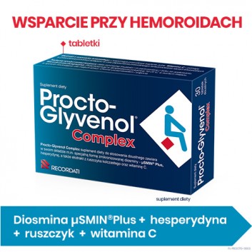 PROCTO-GLYVENOL COMPLEX 30 tabl. na hemoroidy - obrazek 2