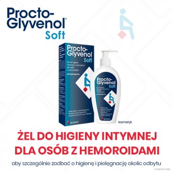 PROCTO-GLYVENOL SOFT Żel do higieny intymnej z ruszczykiem dla osób z hemoroidami - 180 ml - obrazek 3