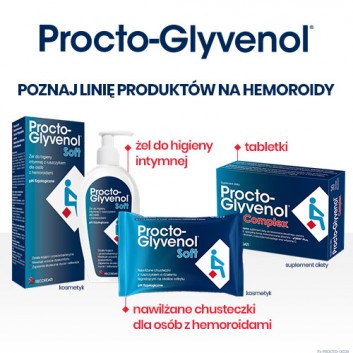 PROCTO-GLYVENOL SOFT Żel do higieny intymnej z ruszczykiem dla osób z hemoroidami - 180 ml - obrazek 7