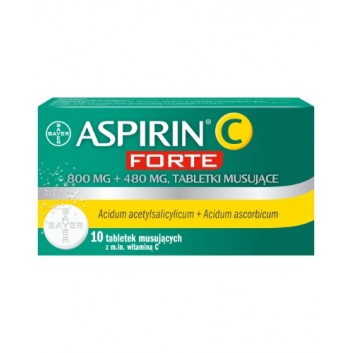 ASPIRIN C FORTE Tabletki musujące, 10 tabletek