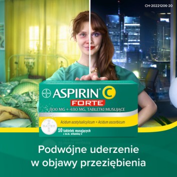 ASPIRIN C FORTE Tabletki musujące, 10 tabletek - obrazek 2