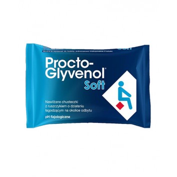 PROCTO-GLYVENOL SOFT Nawilżane chusteczki - 30 szt.