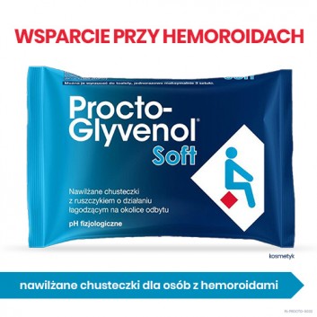 PROCTO-GLYVENOL SOFT Nawilżane chusteczki - 30 szt. - obrazek 2