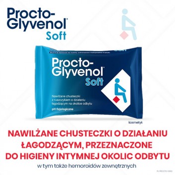 PROCTO-GLYVENOL SOFT Nawilżane chusteczki - 30 szt. - obrazek 3