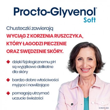 PROCTO-GLYVENOL SOFT Nawilżane chusteczki - 30 szt. - obrazek 4