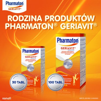 PHARMATON GERIAVIT, 30 tabletek - obrazek 6