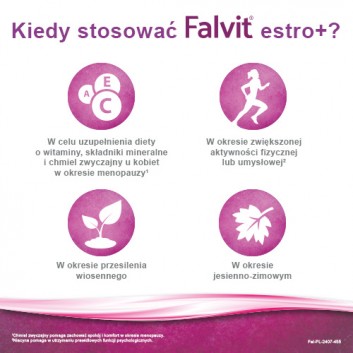 FALVIT Estro+ - 60 tabl. - uspakaja i łagodzi objawy menopauzy - cena, opinie, dawkowanie - obrazek 6