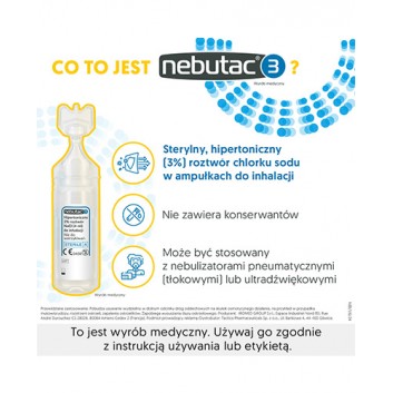 NEBUTAC Hipertoniczny roztwór chlorku sodu 3% - 30 amp. - obrazek 3