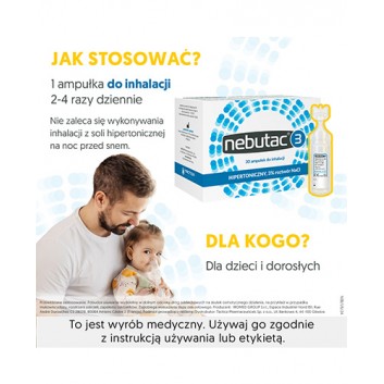 NEBUTAC Hipertoniczny roztwór chlorku sodu 3% - 30 amp. - obrazek 6