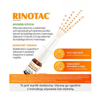 RINOTAC Spray do nosa, 10 ml - obrazek 6