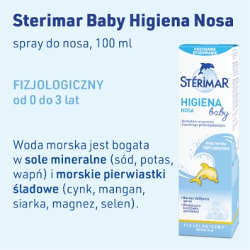 STERIMAR BABY HIGIENA NOSA Spray do nosa, 100 ml - obrazek 2