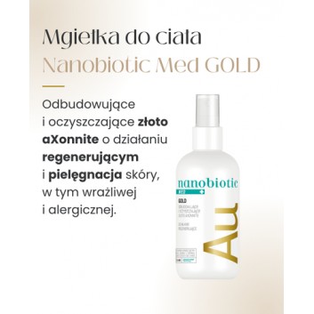 Nanobiotic Med Gold odbudowujące i oczyszczające złoto spray 150 ml - obrazek 2