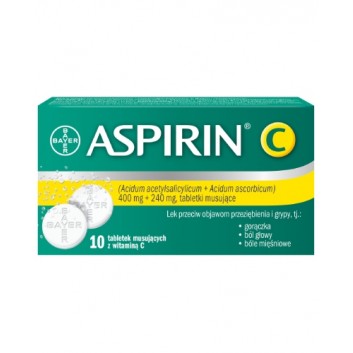 ASPIRIN C, 10 tabletek musujących