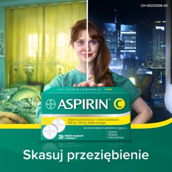 ASPIRIN C, 10 tabletek musujących - obrazek 2