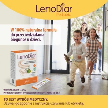 ABOCA Lenodiar Pediatric - 12 sasz. Na biegunkę u dzieci od 1. roku życia. - obrazek 2