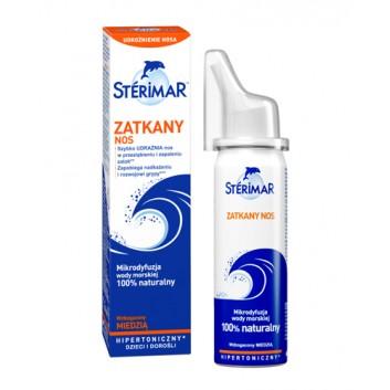 Sterimar Zatkany Nos Roztwór hipertoniczny wzbogacony miedzią - 50 ml