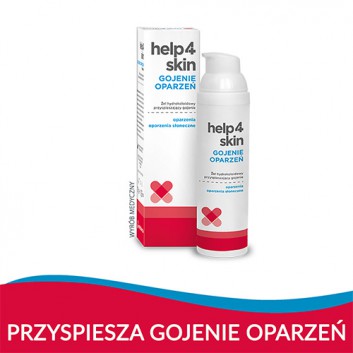 HELP4SKIN GOJENIE OPARZEŃ Żel hydrokoloidowy przyspieszający gojenie, 75 g