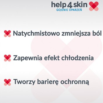 HELP4SKIN GOJENIE OPARZEŃ Żel hydrokoloidowy przyspieszający gojenie, 75 g - obrazek 3