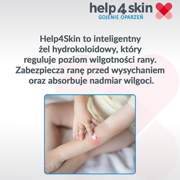 HELP4SKIN GOJENIE OPARZEŃ Żel hydrokoloidowy przyspieszający gojenie, 75 g - obrazek 4