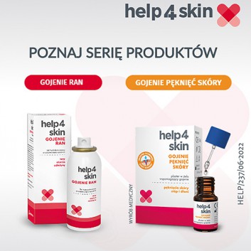 HELP4SKIN GOJENIE OPARZEŃ Żel hydrokoloidowy przyspieszający gojenie, 75 g - obrazek 7