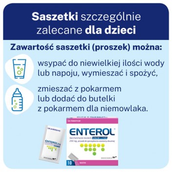 Enterol 250, 10 saszetek - obrazek 3