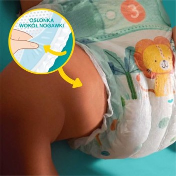 Pampers Pieluchy Active Baby rozmiar 3, 152 sztuki pieluszek - cena, opinie, właściwości - obrazek 6