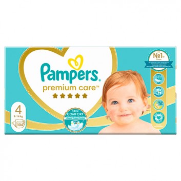 Pampers pieluchy Premium Care rozmiar 4, 104 sztuki pieluszek - obrazek 5