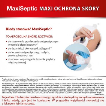 MAXISEPTIC Aerozol na skórę - 250 ml - obrazek 3